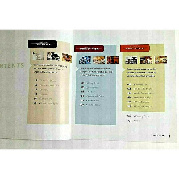 Decorating Small Spaces Live Large in Any Space Better Homes & Gardens VTG Book - Picture 5 of 6